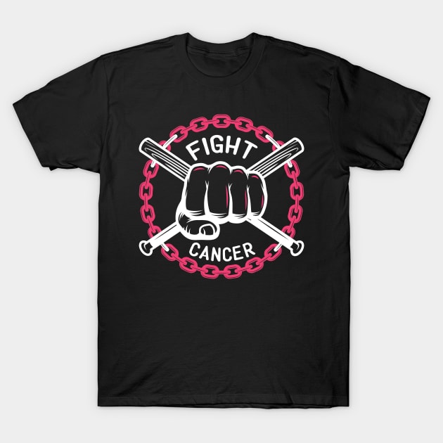 Fight Cancer T-Shirt by JKFDesigns